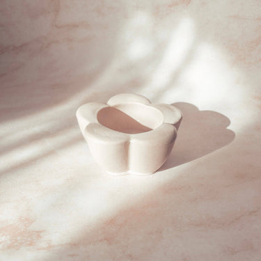 Daisy Tea Light Holder - Blanco
